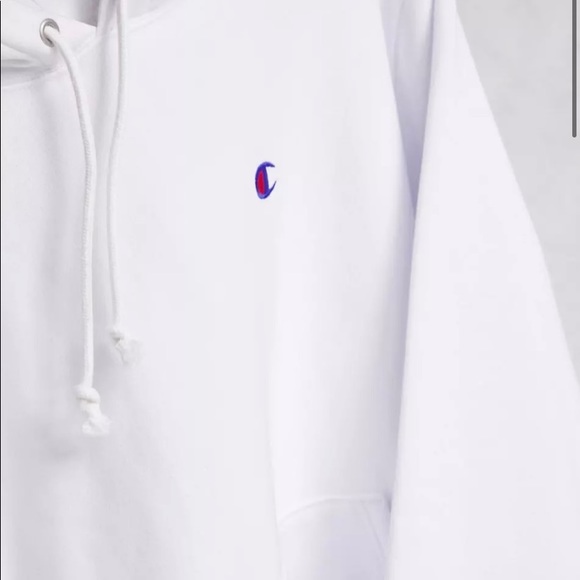 Women’s Champion Hoodie - white, Size S - Picture 4 of 4
